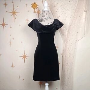 Elegant Black Off-Shoulder Dress